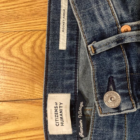 Citizens of Humanity Premium Vintage Skinny Pocket Ankle Jeans Size 25 - Picture 3 of 3